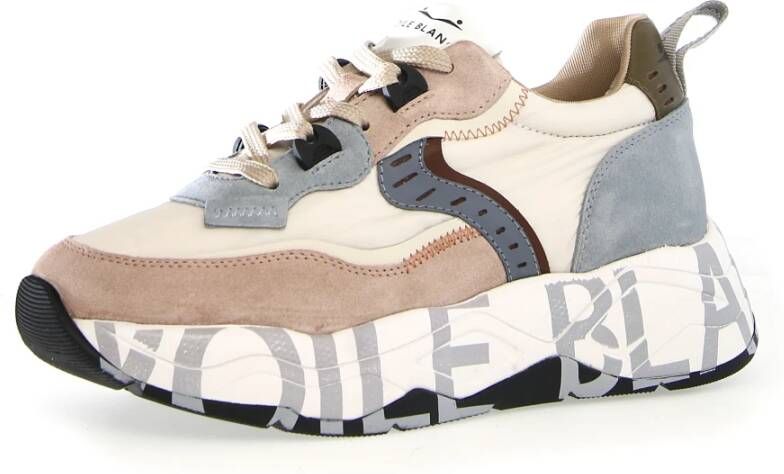 Voile blanche Beige Clubs Sneakers voor Vrouwen Multicolor Dames