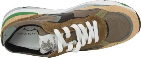 Voile Blanche Beige Heren Actieve Sneakers