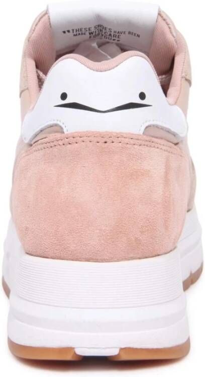 Voile Blanche Beige-Palerose Suède Nylon Schoenen