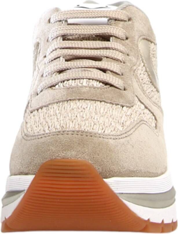 Voile blanche Beige Sneakers Beige Dames