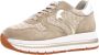 Voile blanche Suede and raffia sneakers Maran Beige Dames - Thumbnail 5