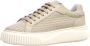Voile blanche Leather sneakers Lipari Woven Beige Dames - Thumbnail 11