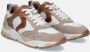 Voile blanche Beige Sneakers met Suède en Leer Multicolor Heren - Thumbnail 2
