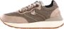 Voile blanche Leather and fabric sneakers Qwark Easy Woman. Beige Dames - Thumbnail 2