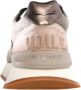 Voile blanche Leather and fabric sneakers Qwark Easy Woman. Beige Dames - Thumbnail 3