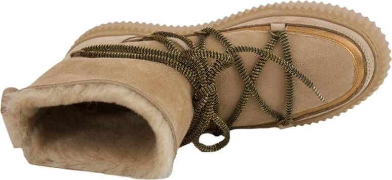 Voile Blanche Beige Stad Sneakers