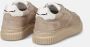Voile blanche Beige Tennis Sneakers Vintage Stijl Beige Dames - Thumbnail 4
