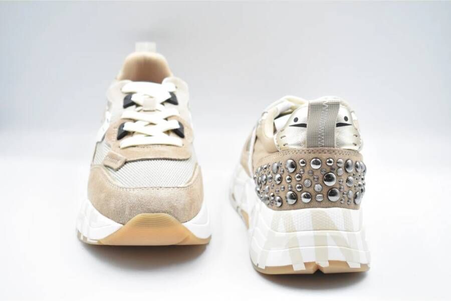 Voile Blanche Beige Veterschoenen voor Vrouwen