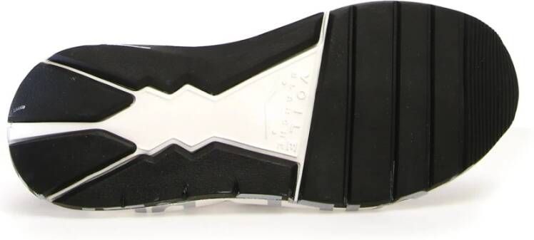 Voile Blanche Blauwe Club Sneakers Ademend Suède