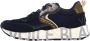 Voile blanche Suède Sneakers met Lichtgewicht Rubberen Zool Blue Heren - Thumbnail 16
