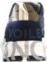 Voile blanche Suède Sneakers met Lichtgewicht Rubberen Zool Blue Heren - Thumbnail 17