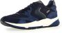 Voile blanche Blauwe Sneakers met Multicolor Suède Inzetstukken Blue Heren - Thumbnail 9