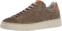 Voile blanche Bruine Leren Sneakers Layton Stijl Brown Heren - Thumbnail 15