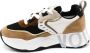Voile blanche Bruine Sneakers met Leren en Stoffen Voering Brown Dames - Thumbnail 3