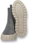 Voile blanche Grijze Chelsea Sneakers van Leer Gray Dames - Thumbnail 3