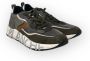 Voile blanche Suède Sneakers met Lichtgewicht Rubberen Zool Multicolor Heren - Thumbnail 27