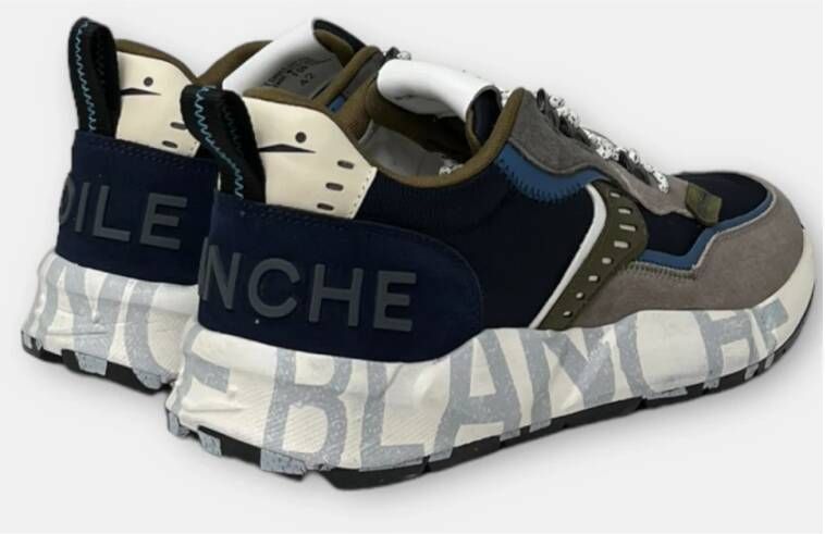 Voile blanche Club01 Sneakers Stijlvol en Trendy Schoeisel Blauw Heren