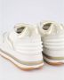 VOILE BLANCHE Lage Sneakers Dames Maran Power Maat: 35 Materiaal: Suède Kleur: Wit - Thumbnail 4