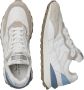 Voile blanche Dynamische Suède en Stoffen Sneakers White Heren - Thumbnail 4