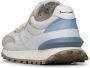 Voile blanche Dynamische Suède en Stoffen Sneakers White Heren - Thumbnail 6