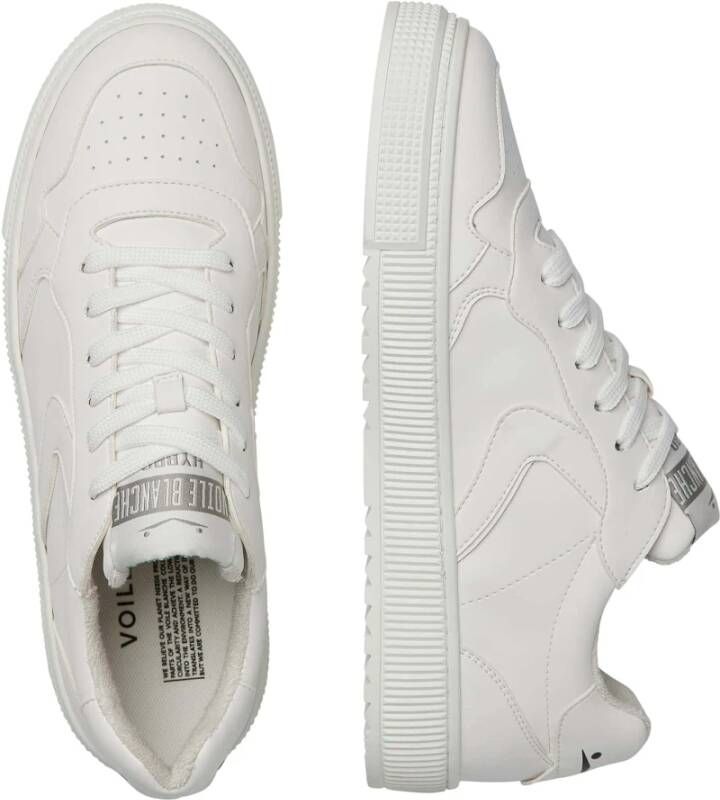 Voile blanche Faux leather sneakers Hybro 03 MAN White Heren