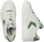 Voile blanche Faux leather sneakers Hybro 03 Woman Green Dames - Thumbnail 3