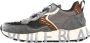 Voile blanche Grijze Club01 Sneakers in Leer Nylon Gray Heren - Thumbnail 10