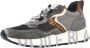 Voile blanche Grijze Club01 Sneakers in Leer Nylon Gray Heren - Thumbnail 13