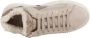 Voile Blanche Grijze Sneakers Leder Textiel Mix - Thumbnail 2