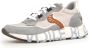 Voile blanche Grijze Sneakers met Opvallend Ontwerp Multicolor Heren - Thumbnail 5
