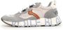 Voile blanche Grijze Sneakers met Opvallend Ontwerp Multicolor Heren - Thumbnail 7
