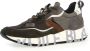 Voile blanche Suède Sneakers met Lichtgewicht Rubberen Zool Multicolor Heren - Thumbnail 9