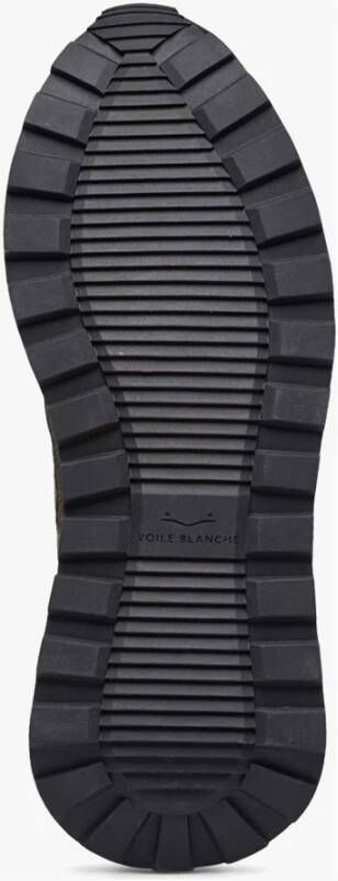 Voile Blanche Groene Sneakers met Contrasterende Details