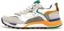 Voile blanche Heren Sneakers Bholt Leer en Stof Multicolor Heren - Thumbnail 4