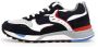 Voile blanche Blauwe Sneakers met Leren en Stoffen Voering Blauw Heren - Thumbnail 7
