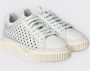 Voile Blanche Herika Perforated Calf Sneakers - Thumbnail 4