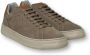Voile blanche Bruine Leren Sneakers Layton Stijl Brown Heren - Thumbnail 4