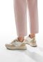 Voile blanche Leather and fabric sneakers Melany. Beige Dames - Thumbnail 2