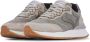 Voile blanche Leather and fabric sneakers Qwark Easy Woman. Beige Dames - Thumbnail 10