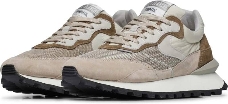 Voile blanche Leather and fabric sneakers Qwark Hype MAN Multicolor Heren