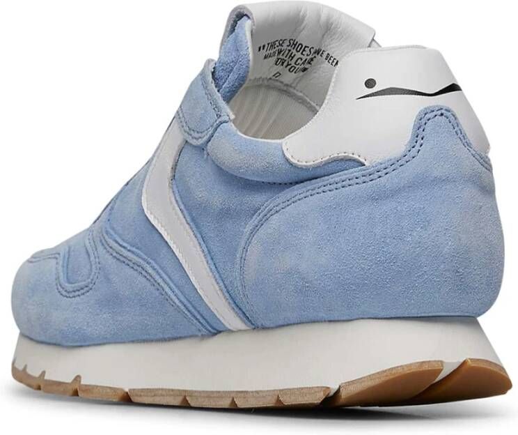 Voile blanche Leather and suede sneakers Julia Blue Dames