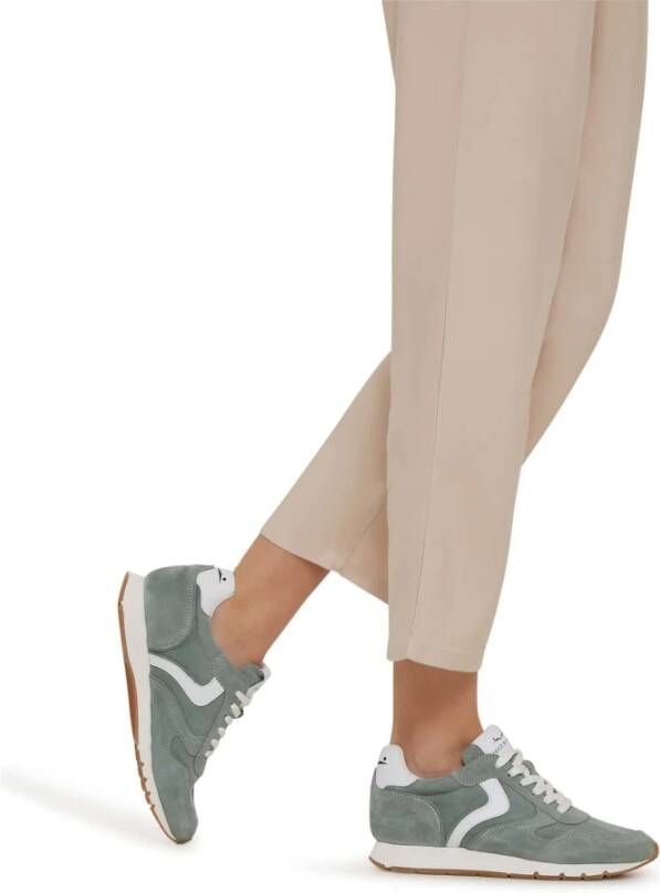 Voile blanche Leather and suede sneakers Julia Green Dames