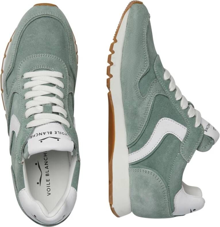 Voile blanche Leather and suede sneakers Julia Green Dames