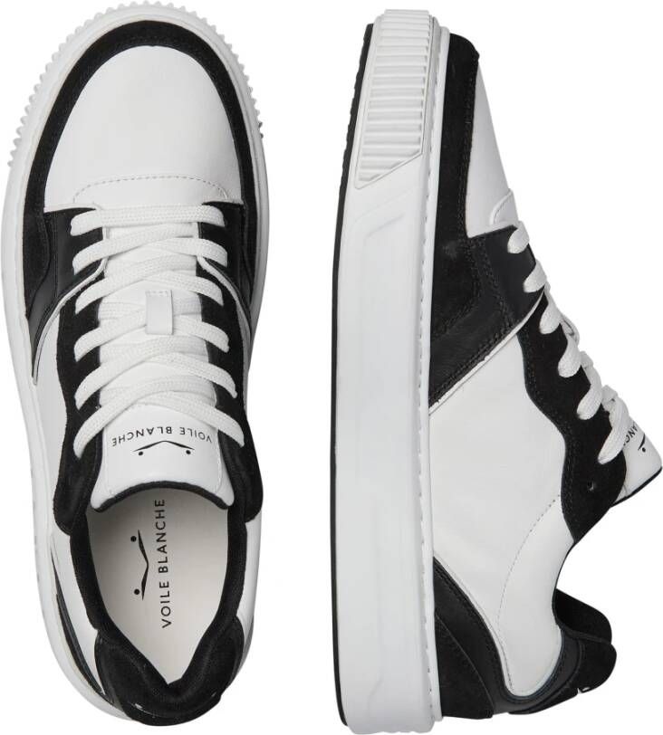 Voile blanche Leather and technical fabric sneakers Forx 3. Black Heren