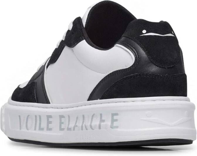 Voile blanche Leather and technical fabric sneakers Forx 3. Black Heren