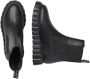 Voile blanche Leather boots Grenelle Chelsea Black Dames - Thumbnail 4