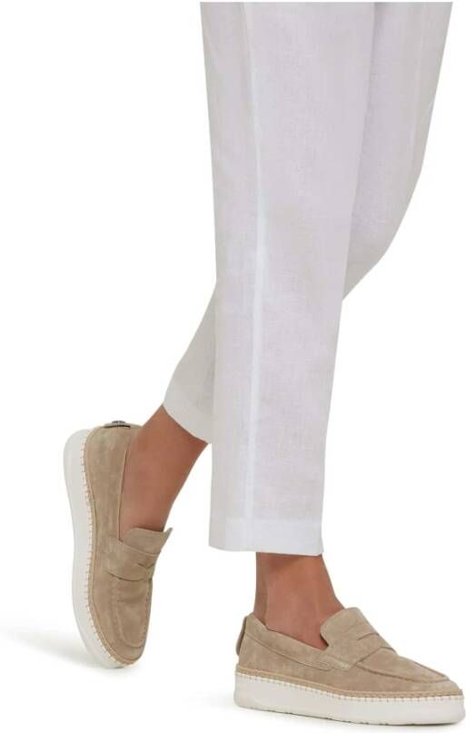 Voile blanche Leather loafers Layton MOK 3 Beige Heren