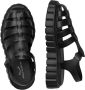 Voile blanche Leather sandals Grenelle Spider Black Dames - Thumbnail 3