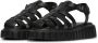 Voile blanche Leather sandals Grenelle Spider Black Dames - Thumbnail 5