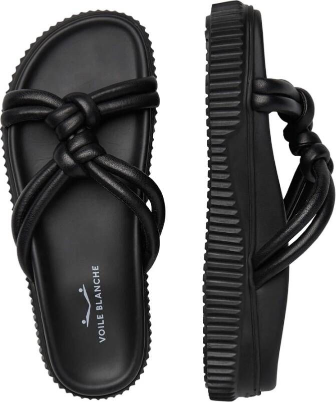 Voile blanche Leather sandals Lisa 33 Black Dames